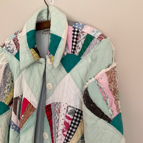 CARLEEN Quilt OG Long Coat (XL) NWOT - Picture 4 of 16